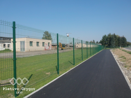 Realizace panelového oplocení Ploty Grygov