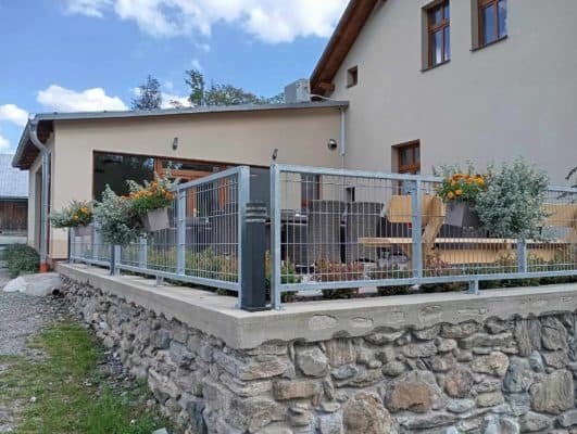 Oplocení zahrádky u rodinného domu